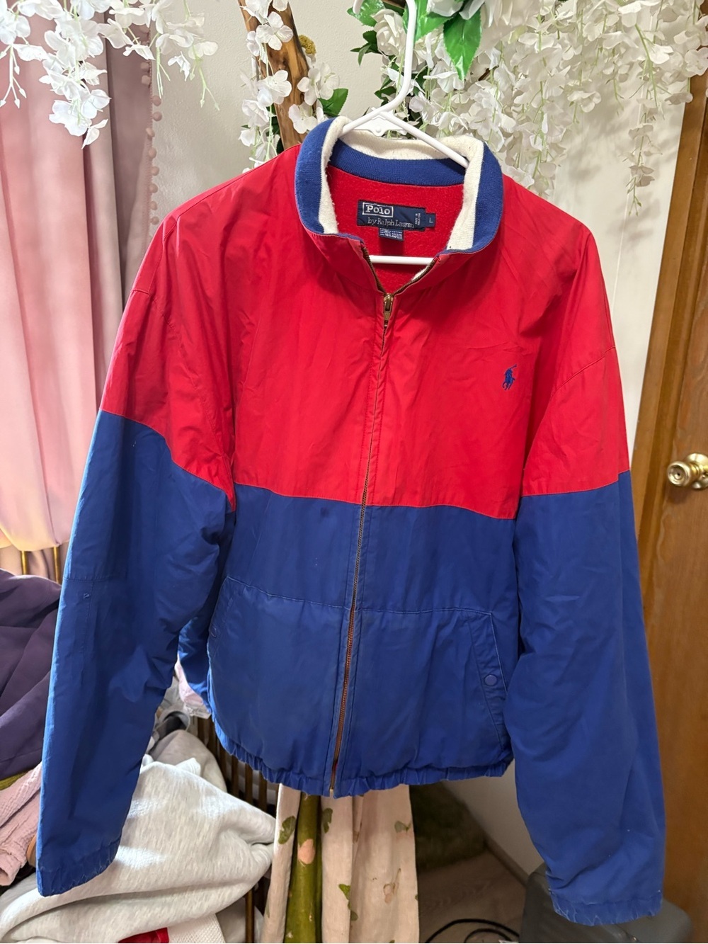 Ralph Lauren Vintage Red Jacket with Blue & White Trim 🇺🇸